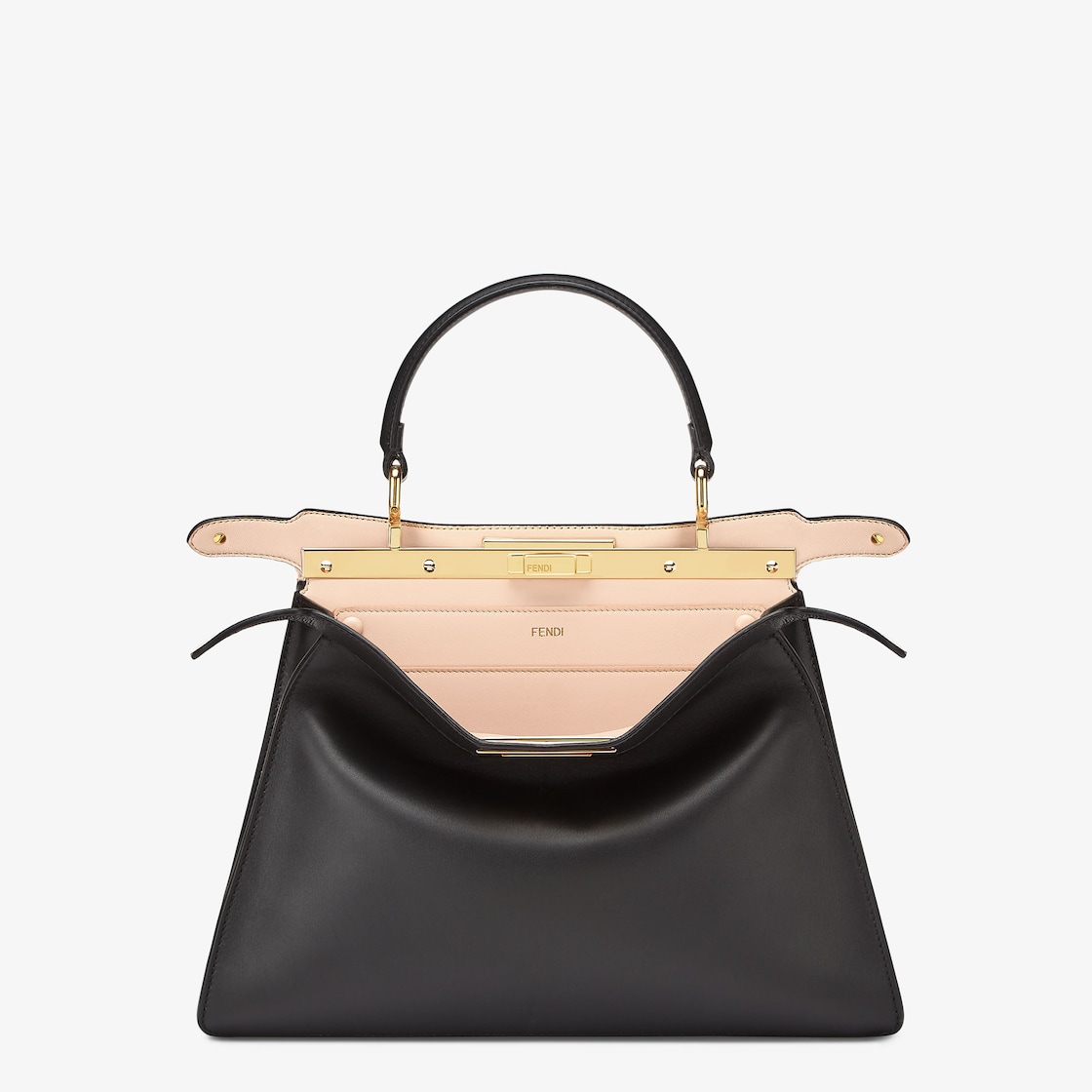 FENDI Peekaboo ISeeU Medium Black, calf leather bag - Image 3